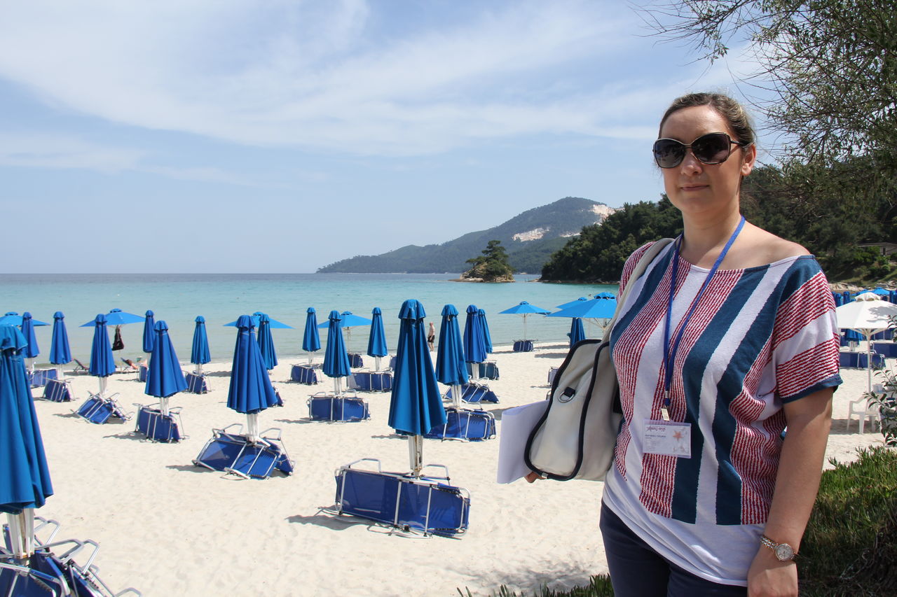 В Греции есть пляжи с белым песком